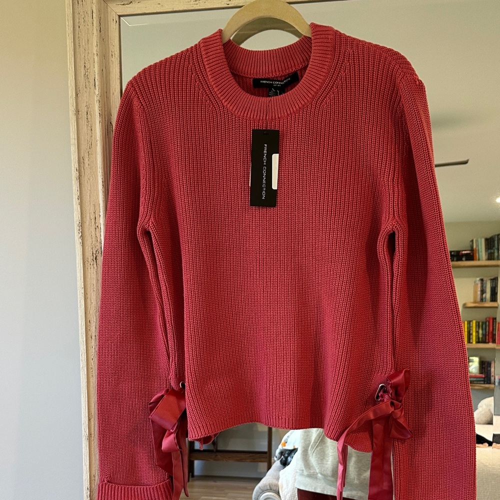 French Connection Pink Knit  Sweater